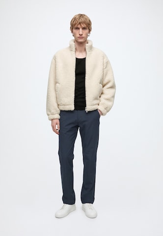 WEEKDAY Between-season jacket 'Pile' in White: front