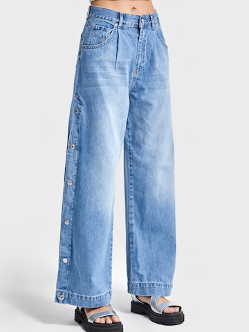 IT'S BASIC Loose fit Jeans 'Relaxed High Rise Jeans' in Blue