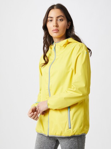 KILLTEC Outdoor Jacket 'Trin' in Yellow: front