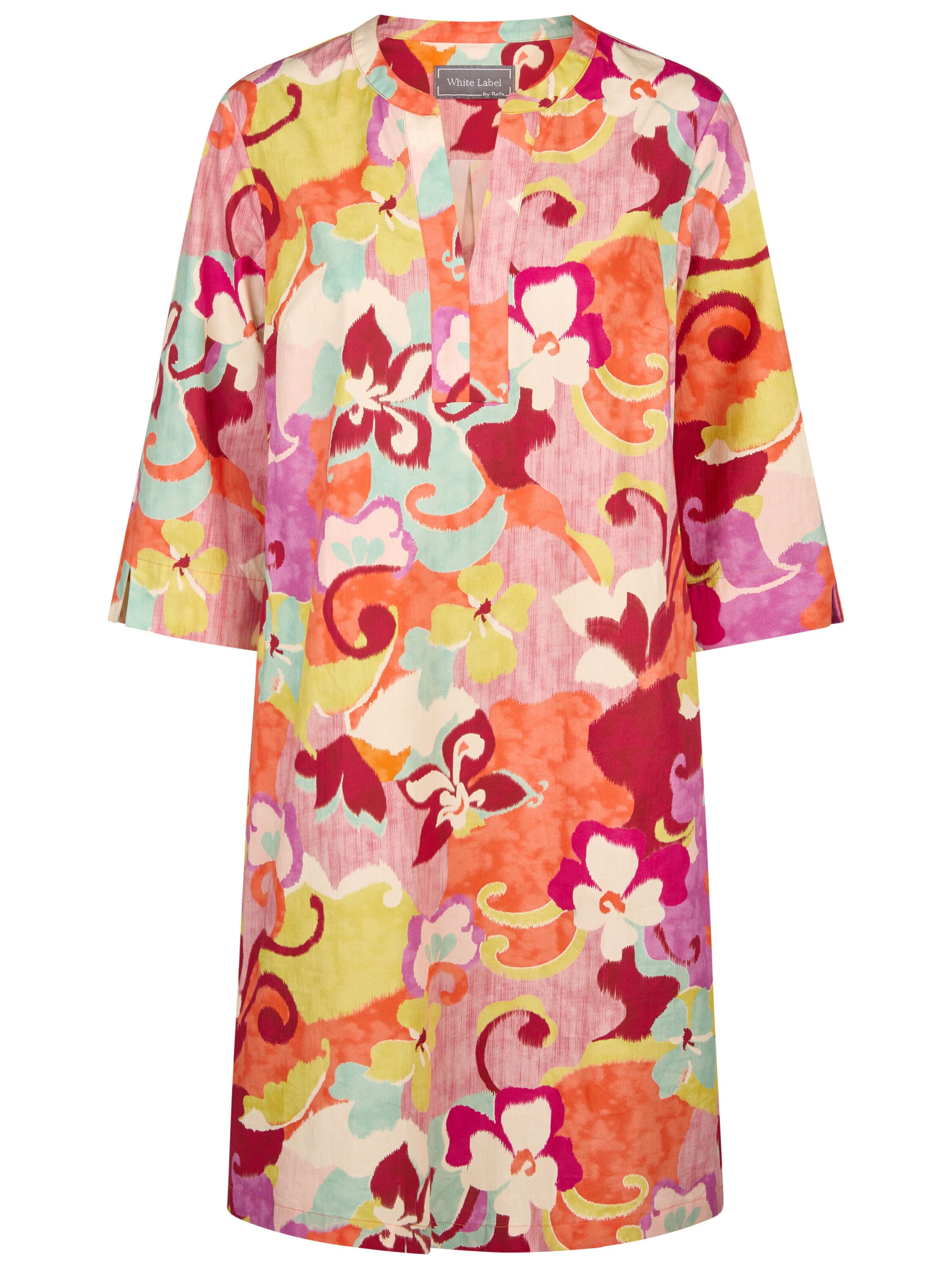 White Label Dress in Orange: front