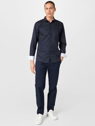 SELECTED HOMME Slim Fit Hemd 'MARK' in Blau