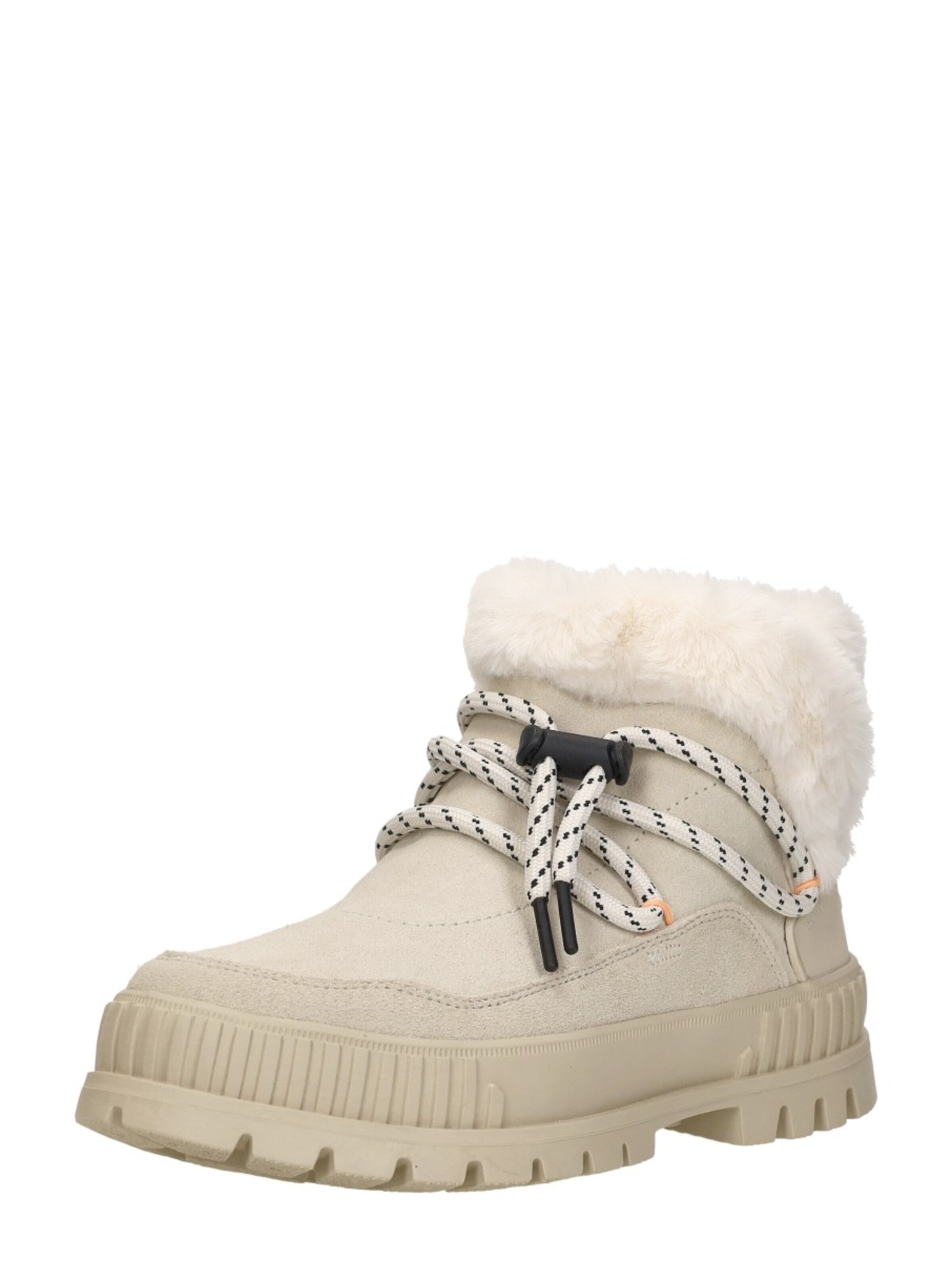 Palladium Boots 'Pallashock Lo Hiver' in Beige