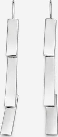 Orecchini 'Unique Triple Scale Sterling Silver Pendant 925 100%' di Plata Única in argento: frontale