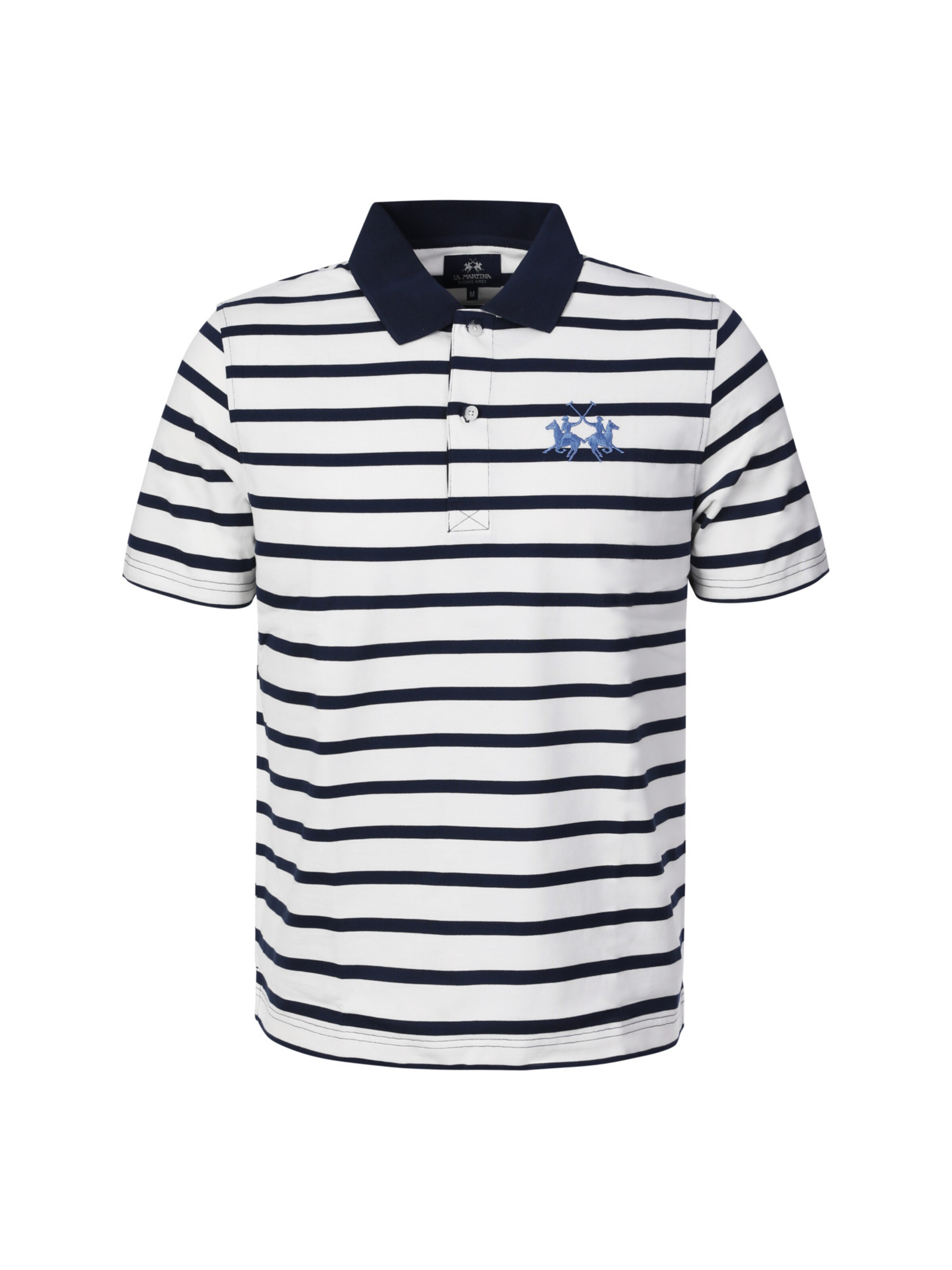 La Martina - Camiseta 'MCP010' en blanco: frente