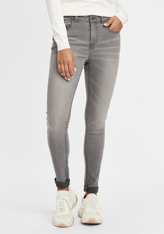 Oxmo Skinny Jeans Hose 'Lenna' in Grau: predná strana