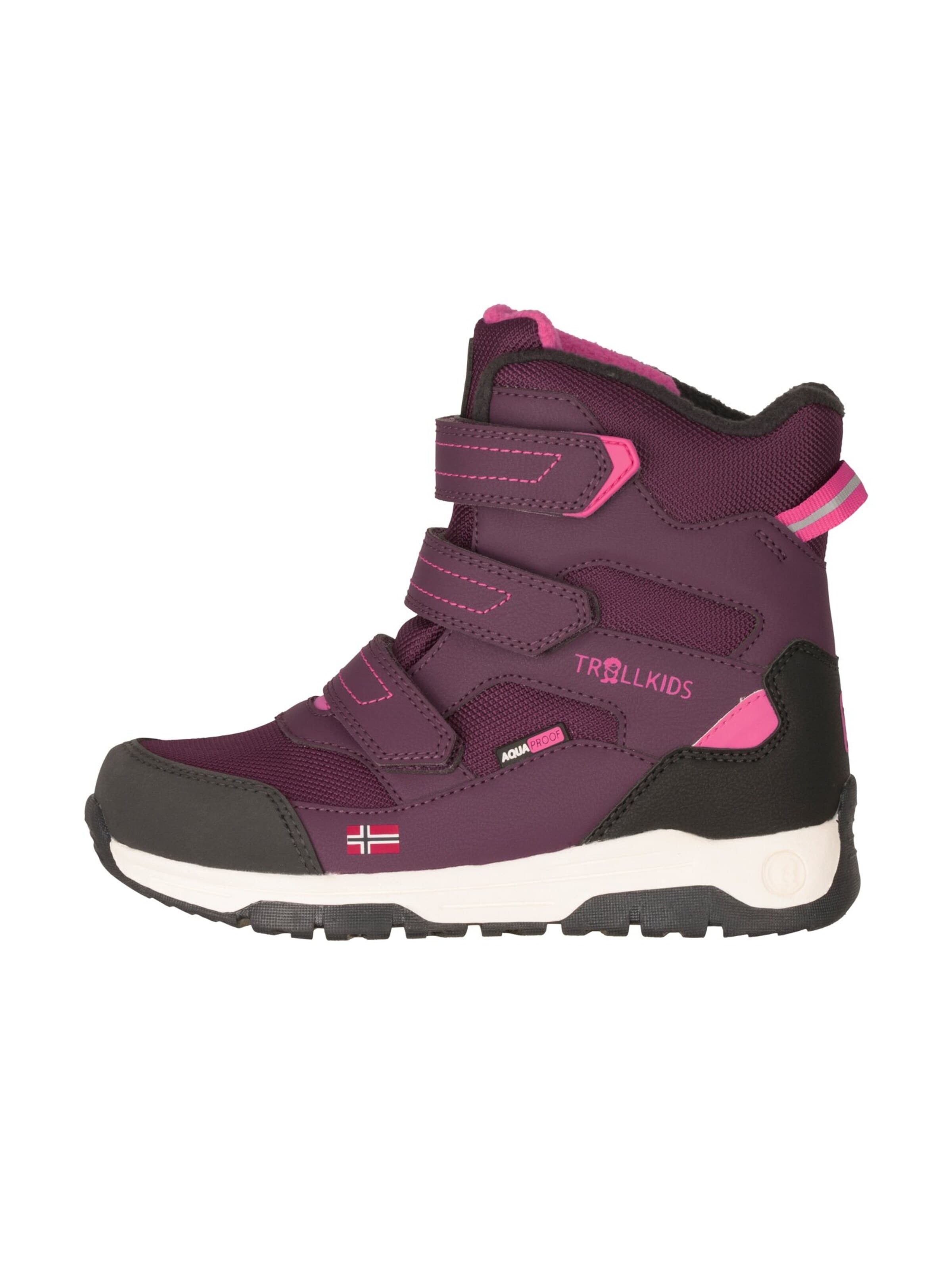 TROLLKIDS Snowboots in Lila: Vorderseite
