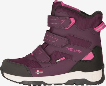 TROLLKIDS Snowboots in Lila: Vorderseite
