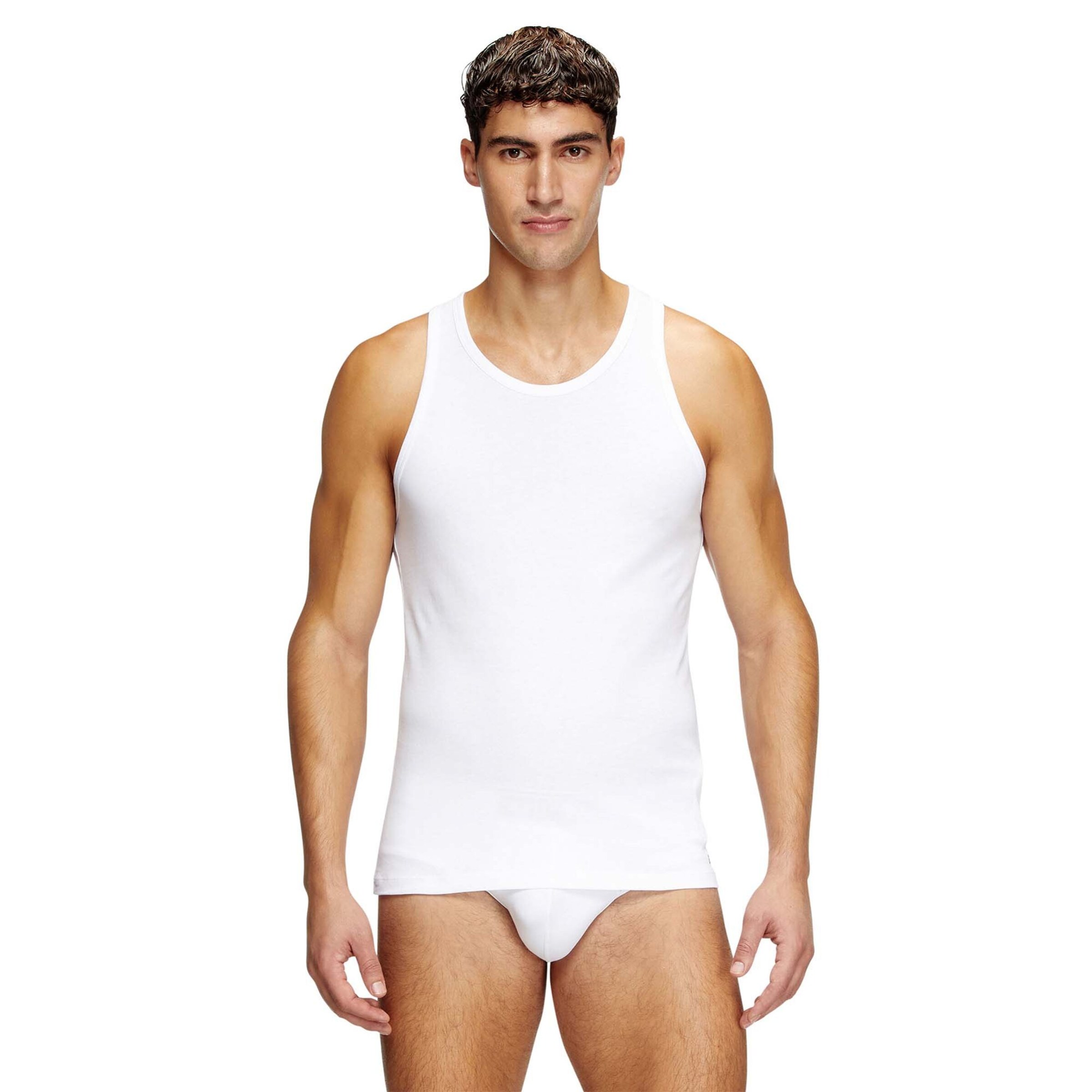 Maillot de corps DIESEL en blanc : devant