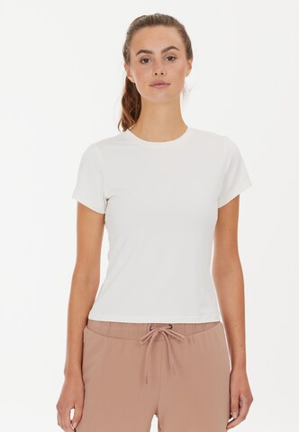 Athlecia Functioneel shirt 'Almi' in Wit: voorkant