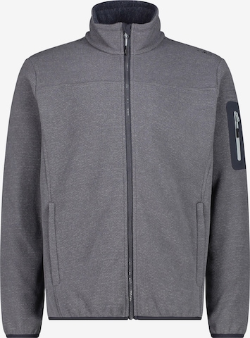CMP Athletic Fleece Jacket in Grey: front