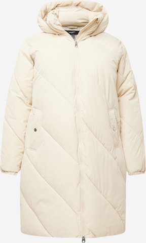 Vero Moda Curve Wintermantel 'Celanodora' in Beige: predná strana