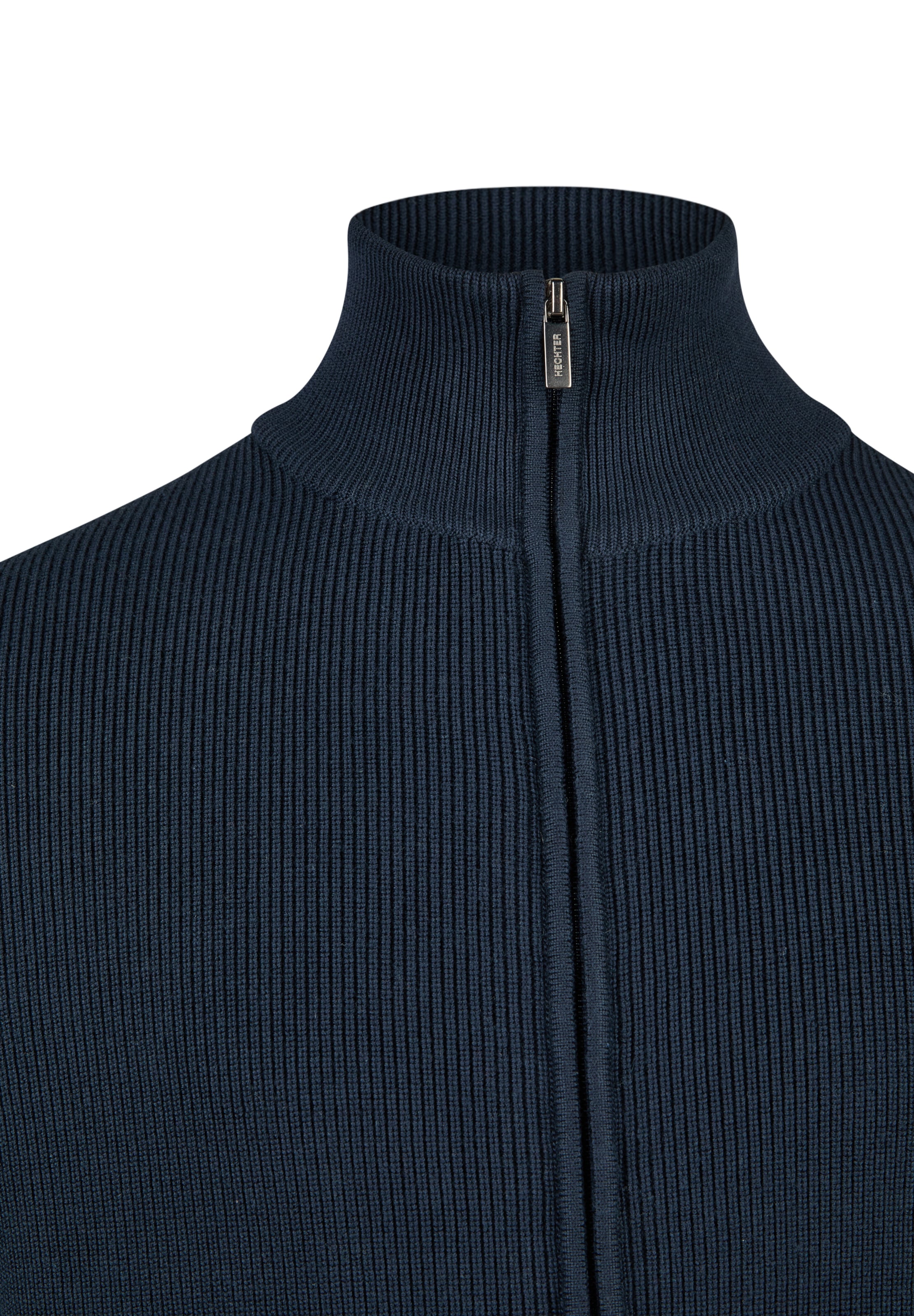 HECHTER PARIS Strickjacke in Blau