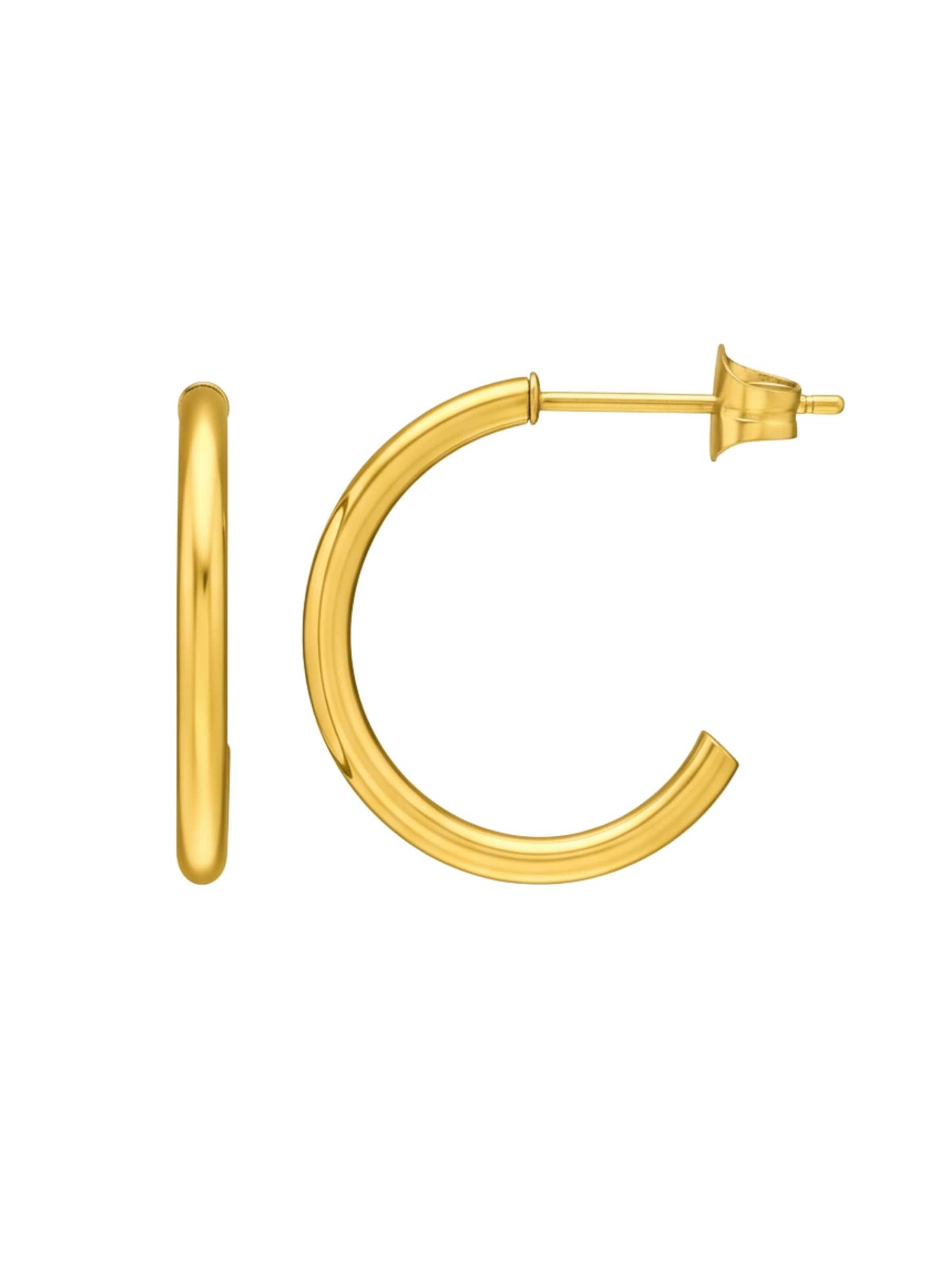 Maxte Earrings in Gold: front