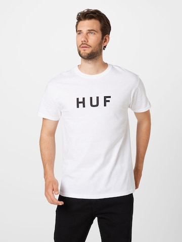 balts HUF T-Krekls: no priekšpuses