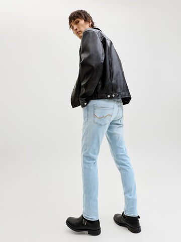 JACK & JONES Slimfit Jeans 'JJIGLENN JJLUKE' in Blauw