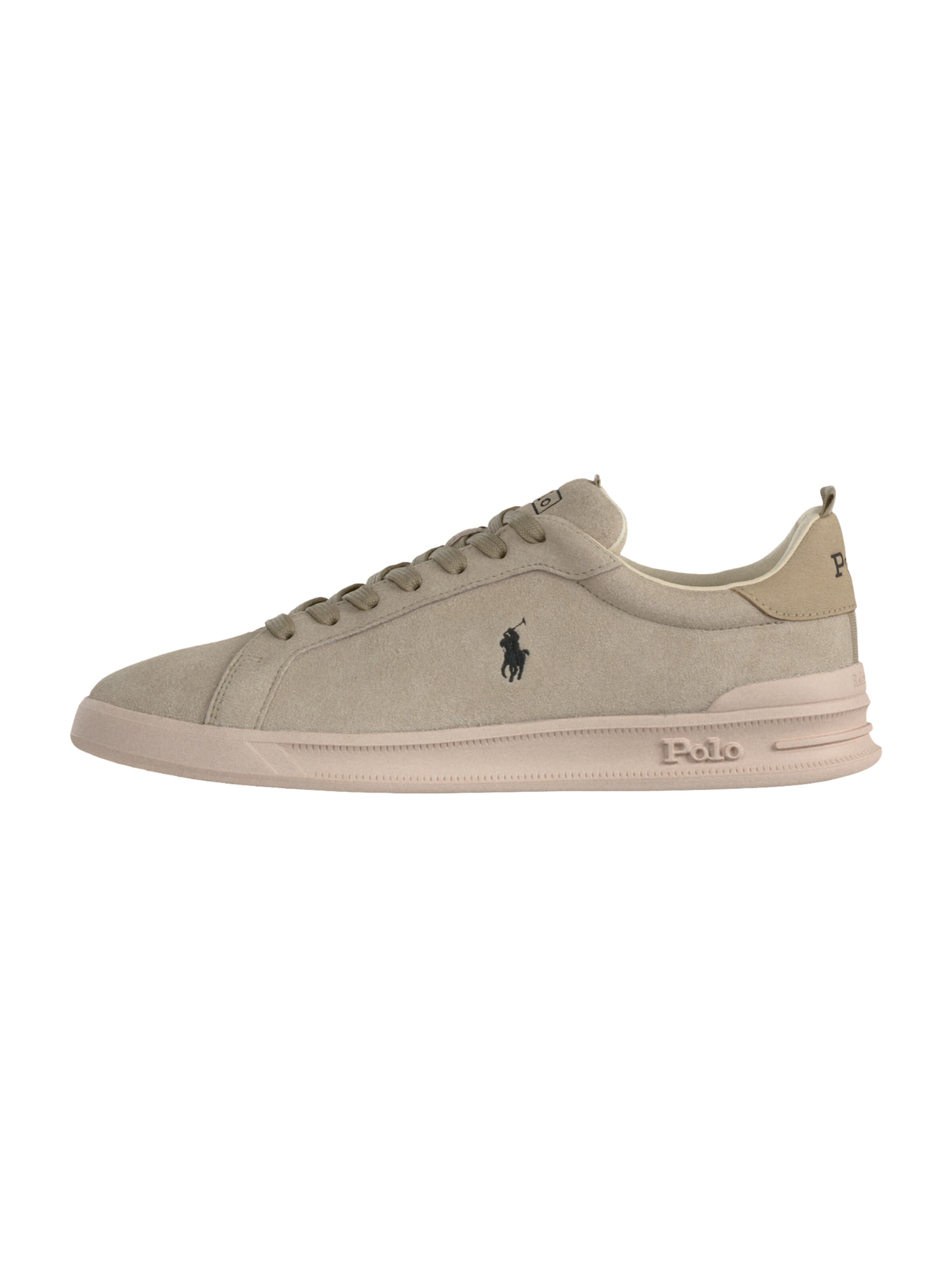 Sneaker bassa di Polo Ralph Lauren in beige: frontale