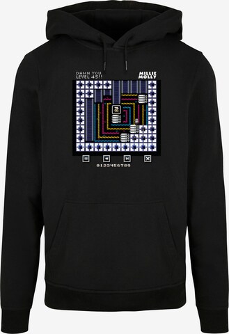 F4NT4STIC Sweatshirt 'Level 45' in Zwart: voorkant