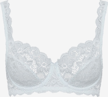 Hanro Bra ' Moments ' in Blue: front