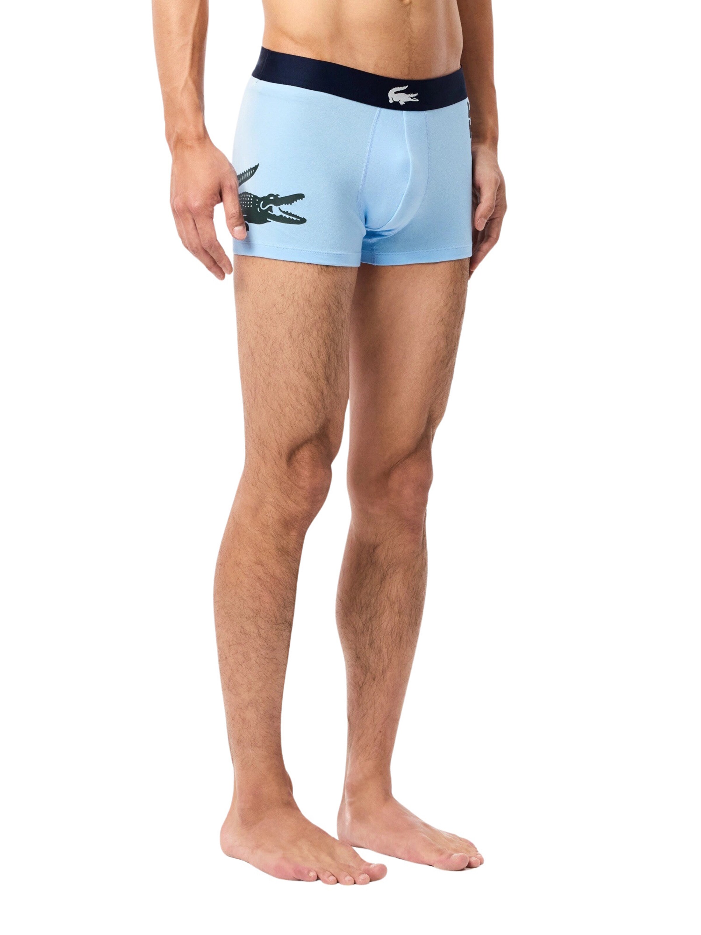 LACOSTE - Boxers em azul: frente