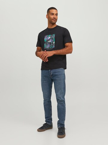 Tricou 'SILVER LAKE' de la JACK & JONES pe negru