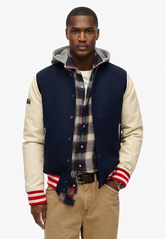 Superdry Tussenjas in Blauw