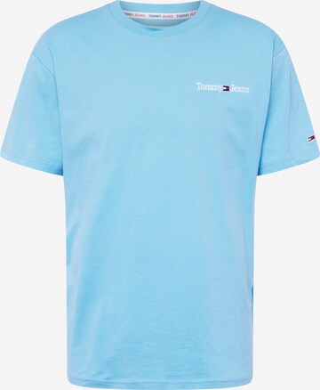 T-Shirt Tommy Jeans en bleu : devant