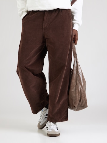 Kaotiko Baggy Bandplooibroek 'FREEDOM' in Bruin: voorkant