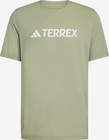 ADIDAS TERREX Performance Shirt 'Multi' in Green: front