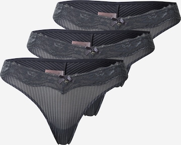 Slip 'CHARLI' Boux Avenue en gris : devant