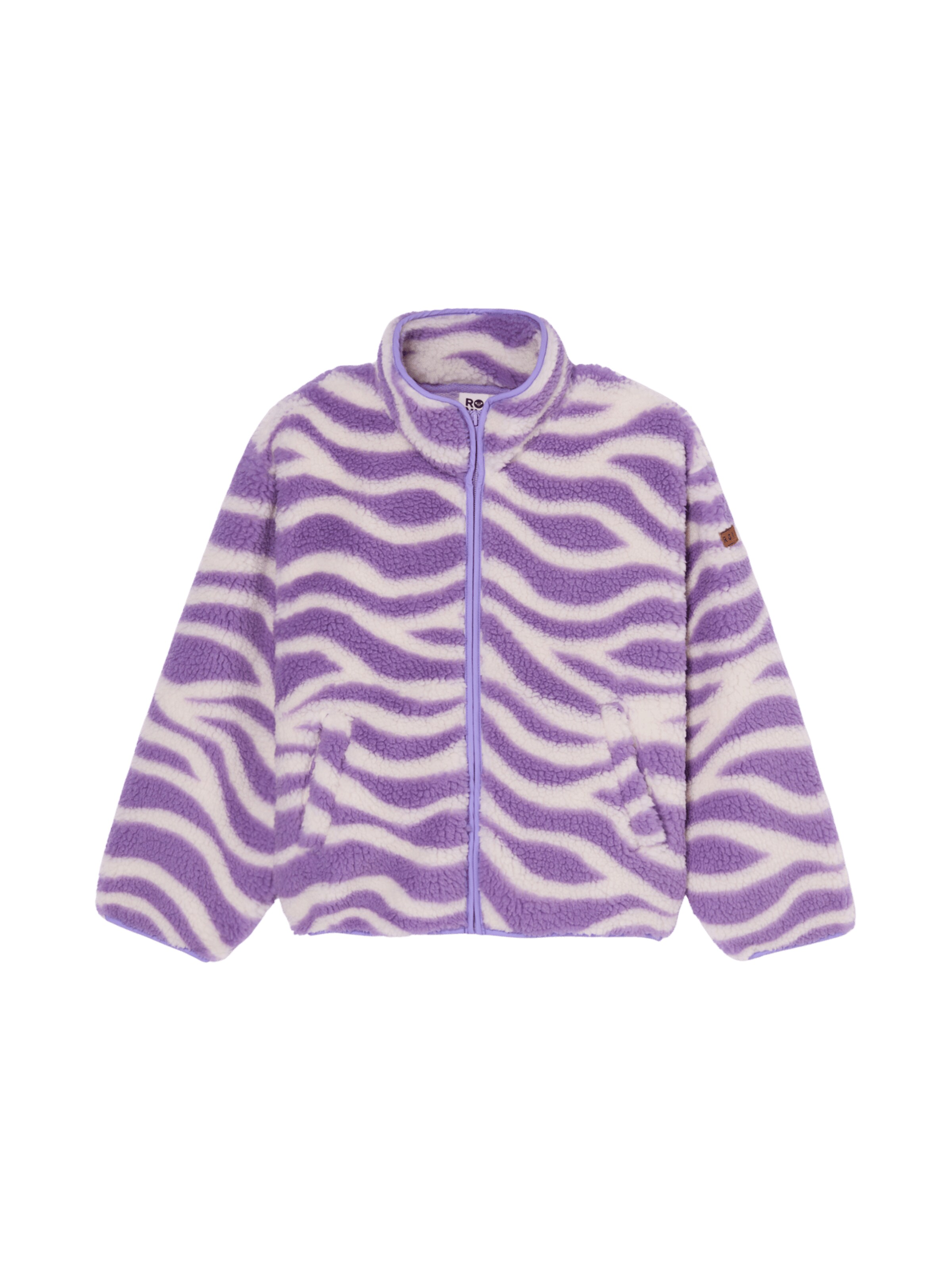 ROXY Fleece Jacket in Purple: front
