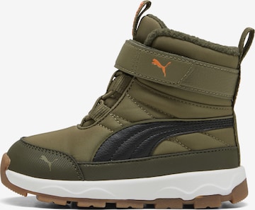 PUMA Snow Boots 'Evolve' in Green: front