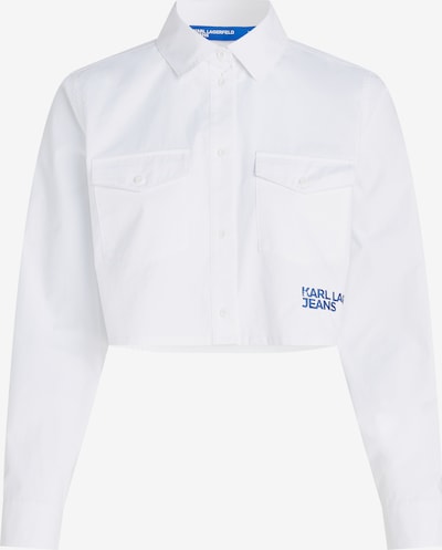 Camicia da donna KARL LAGERFELD JEANS di colore blu reale / bianco, Visualizzazione prodotti