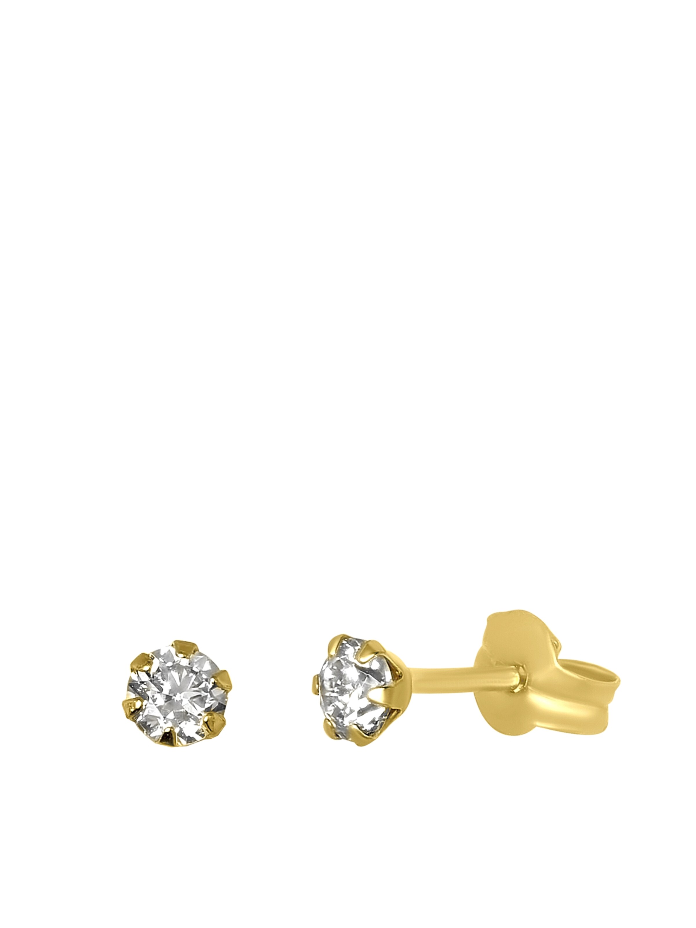 Lucardi Earrings in Gold: front