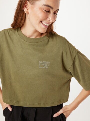 REPLAY Shirt in Green