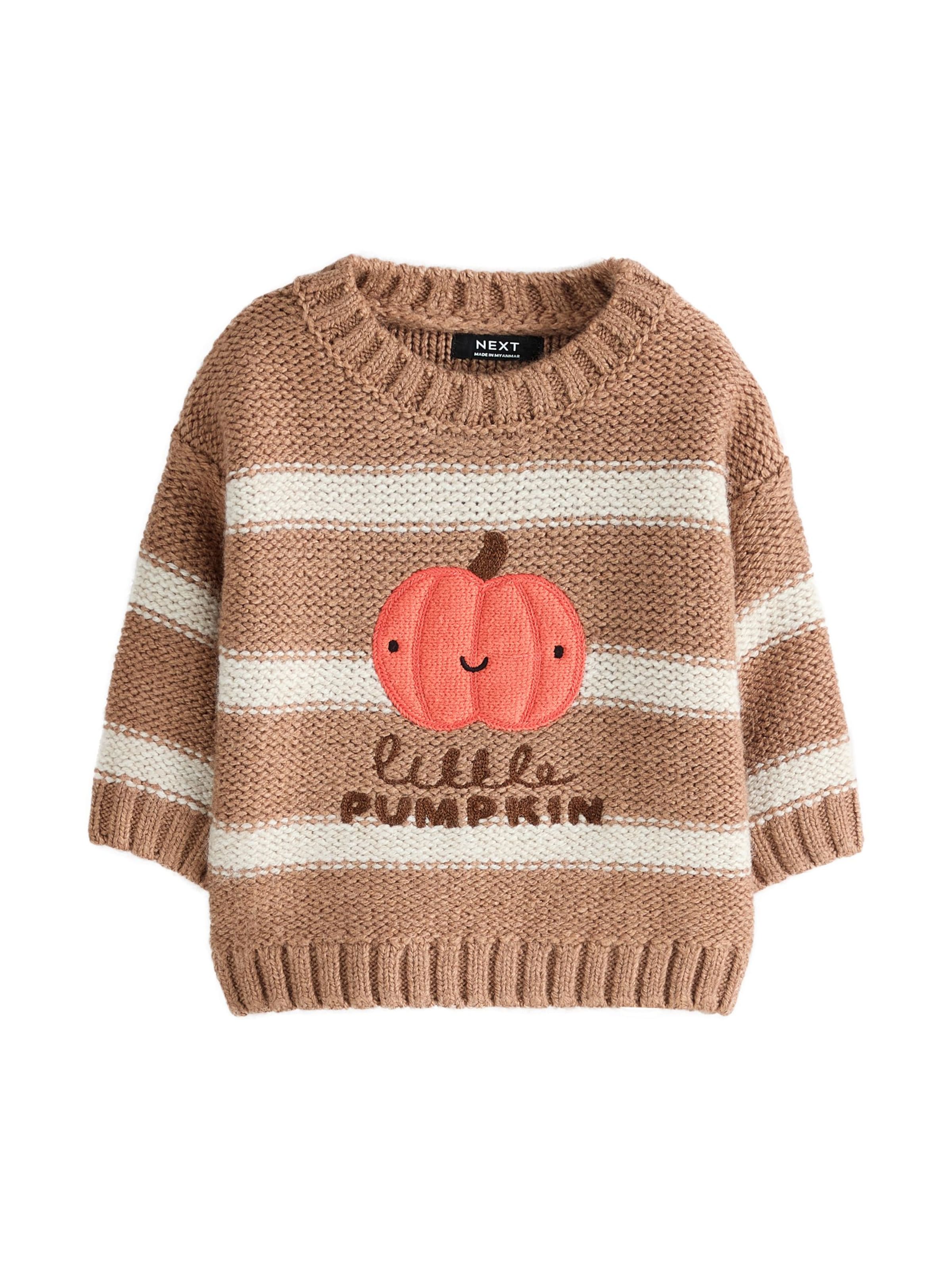 Pullover 'Halloween' di Next in marrone: frontale