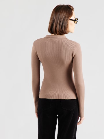 PIECES Sweater in Brown
