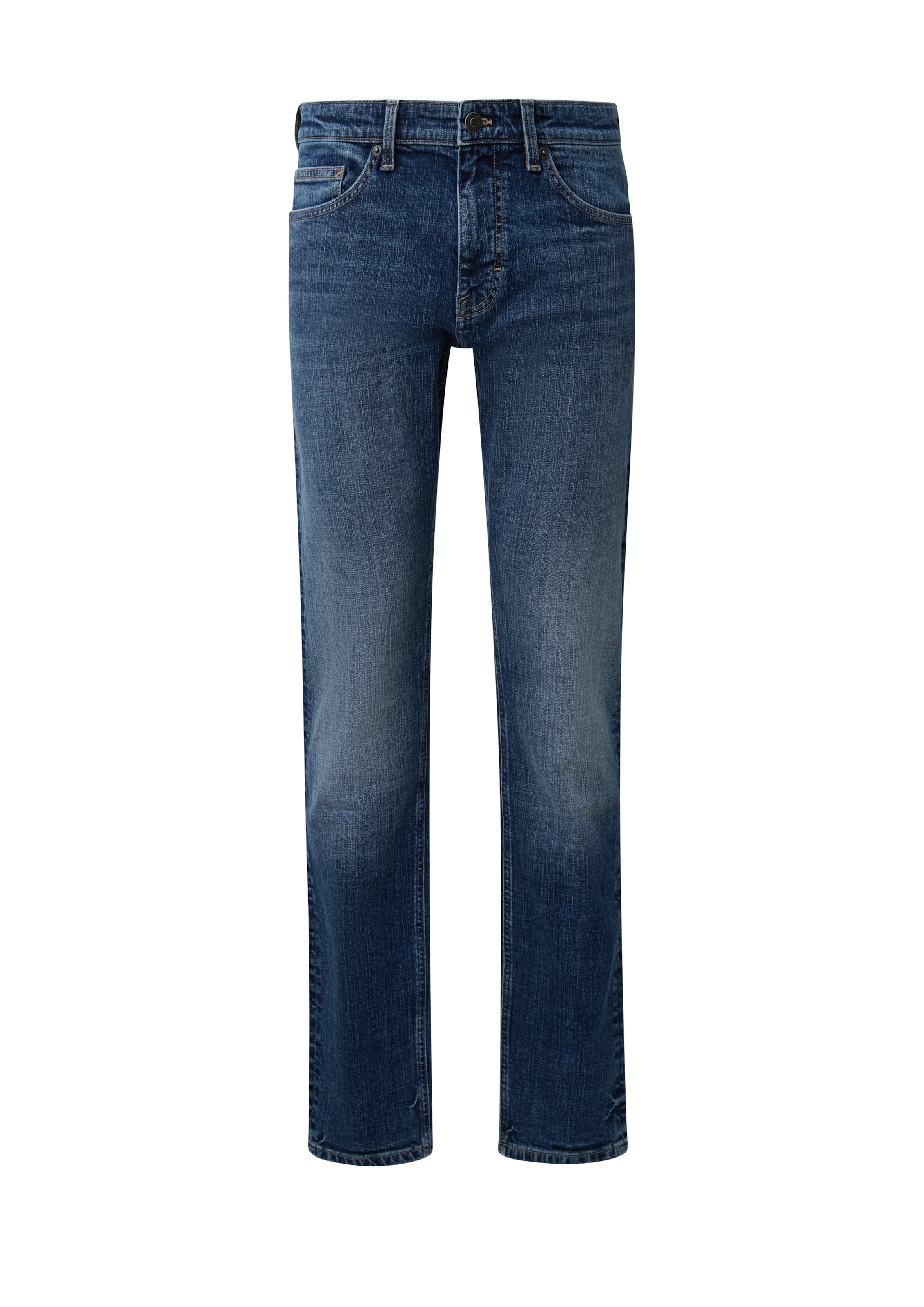 QS Slimfit Jeans 'Rick' in Blauw: voorkant