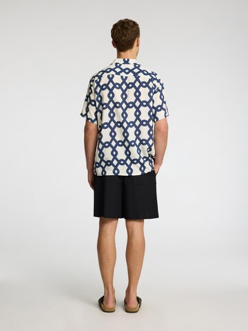 SELECTED HOMME Comfort fit Button Up Shirt 'SLHVero' in White