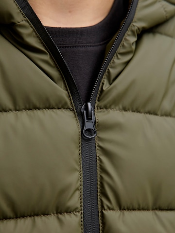 Jack & Jones Junior Winter Jacket 'JCOPOINT' in Green