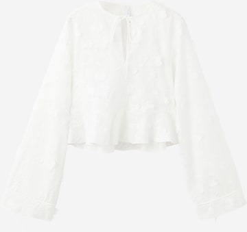 MANGO Bluse 'FLORENCE' in Weiß: Vorderseite