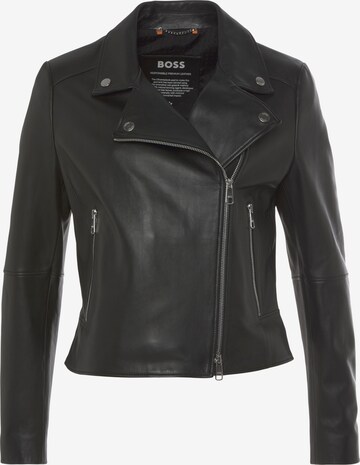 BOSSPrijelazna jakna - crna boja: prednji dio