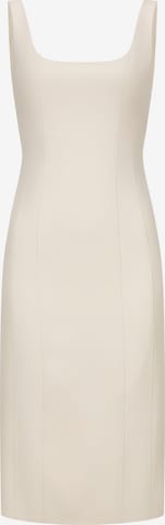 Robe fourreau Nicowa en beige : devant