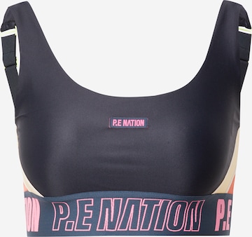 Bustier Soutien-gorge P.E Nation en noir : devant