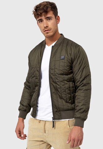 INDICODE JEANS Between-season jacket in Green: front