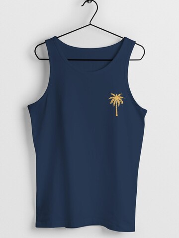 Neverless Shirt 'Palme' in Blue