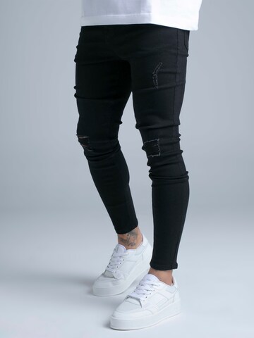 SikSilk Skinny Jeans in Zwart