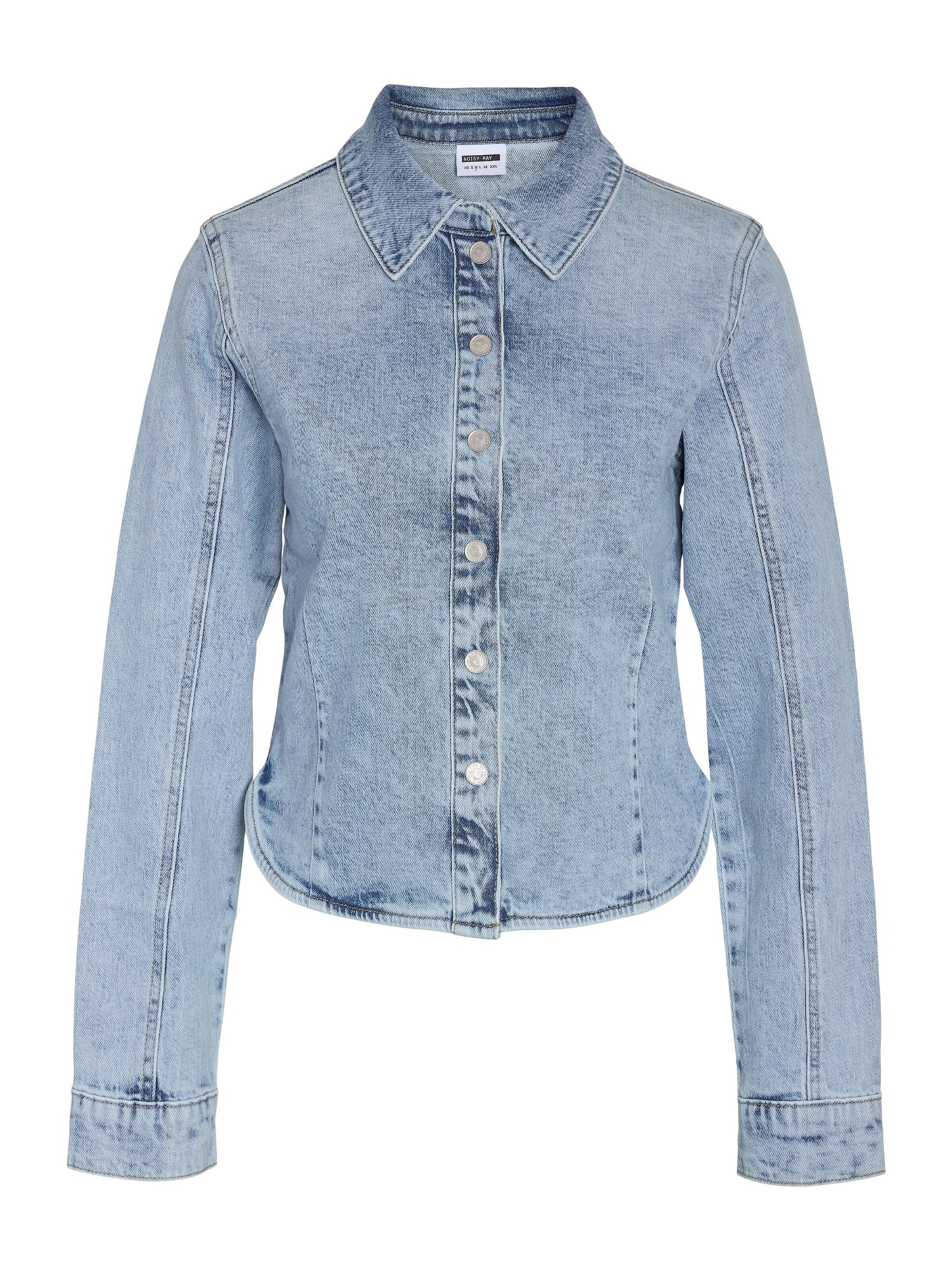 Camicia da donna 'NMGina Berry' di Noisy may in blu: frontale