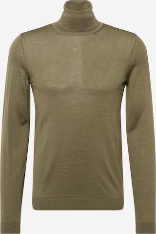 BOSS Black Sweater 'Musso' in Green: front