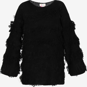 Pullover di IZIA in nero: frontale