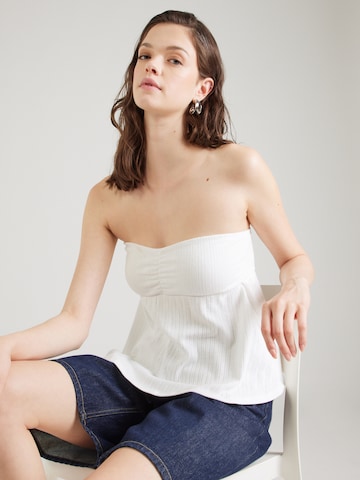 HOLLISTER Top in Weiß: Vorderseite